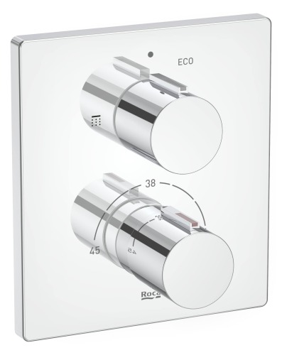 Ankastre Termostatik Banyo Bataryası (RocaBox ile çalışır A525869403) - 1