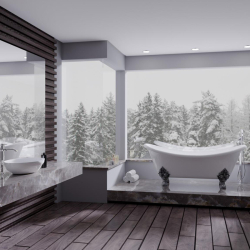 Artemis Close Aslan Ayaklı Altın Özgür Küvet Beyaz 180x75 cm - ARTEMİS