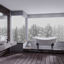 Artemis Close Aslan Ayaklı Krom Özgür Küvet Beyaz 180x75 cm - ARTEMİS