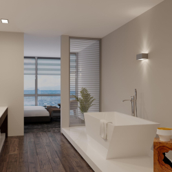 Artemis Tecla Özgür Küvet Mat Beyaz 170x74 cm - ARTEMİS