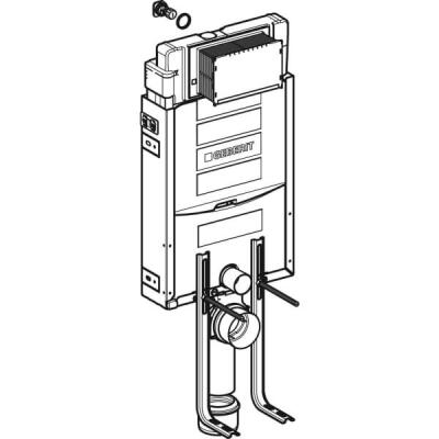 Asma klozet için Geberit Kombifix elemanı, 108 cm, Sigma 12 cm gömme rezervuar ile, destek ayakları ile - 2