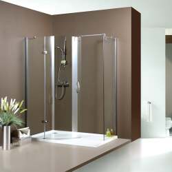 Aura Kapısız Duş Teknesi Üstü Walk-In Cam Duşakabin - HÜPPE