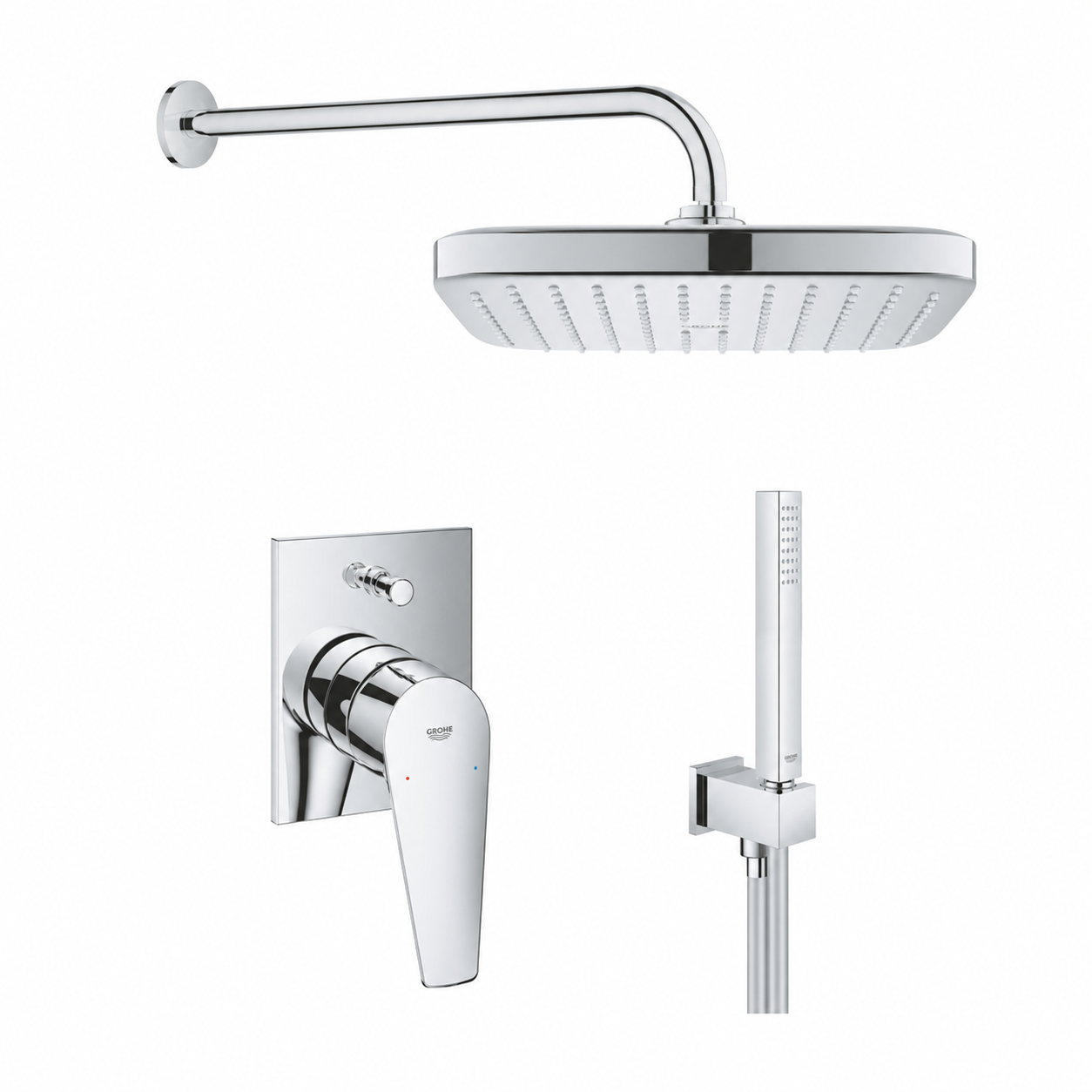 BauEdge 2020 Tek kumandalı banyo bataryası Seti - GROHE
