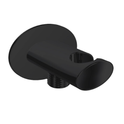 Bocchi Askılı El Duşu Çıkış Dirseği, Siyah - BOCCHI