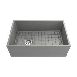 Bocchi Contempo Mutfak Eviyesi 76 Cm Mat Gri 1346-006-0120 - BOCCHI