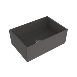 Bocchi Contempo Step Rim 70 cm Mutfak Eviyesi Mat Antrasit - BOCCHI