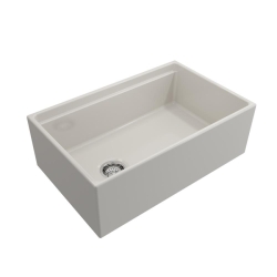 Bocchi Contempo Step Rim Mutfak Eviyesi 76 cm Parlak Bisküvi 1344-014-0120 - BOCCHI