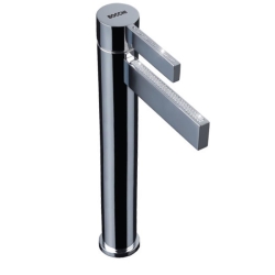 Bocchi Cube Yüksek Tip Lavabo Bataryası Crystal 1015 0002 SW - BOCCHI