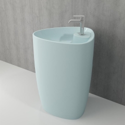 Bocchi Etna Batarya Banklı Monoblok Lavabo 58 cm Mat Buz Mavi 1337-029-0126 