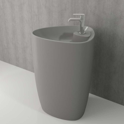 Bocchi Etna Batarya Banklı Monoblok Lavabo 58 cm Mat Gri 1337-006-0126 