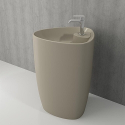 Bocchi Etna Batarya Banklı Monoblok Lavabo 58 cm Mat Kaşmir 1337-011-0126 - BOCCHI