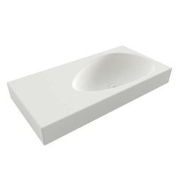 Bocchi Etna Etajerli Lavabo 90 cm Mat Beyaz 1115-002-0125 