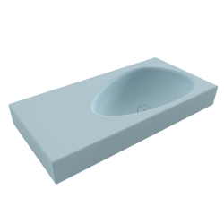 Bocchi Etna Etajerli Lavabo 90 cm Mat Buz Mavi 1115-029-0125 