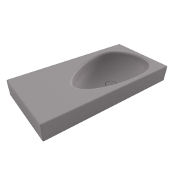 Bocchi Etna Etajerli Lavabo 90 cm Mat Gri 1115-006-0125 