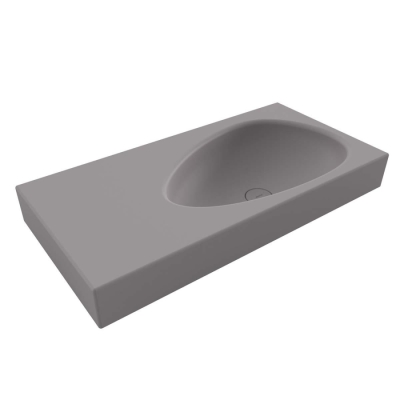 Bocchi Etna Etajerli Lavabo 90 cm Mat Gri 1115-006-0125 - 1