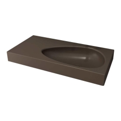 Bocchi Etna Etajerli Lavabo 90 cm Mat Kahverengi 1115-025-0125 