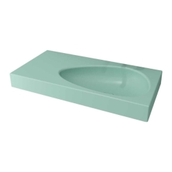 Bocchi Etna Etajerli Lavabo 90 cm Mat Mint Yeşil 1115-033-0125 - BOCCHI