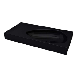 Bocchi Etna Etajerli Lavabo 90 cm Parlak Siyah 1115-005-0125 