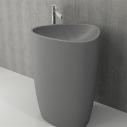 Bocchi Etna Monoblok Yerden Lavabo Mat Gri 1075-006-0125 - 2