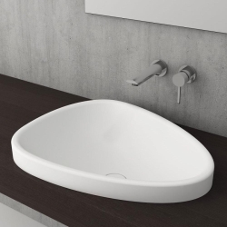 Bocchi Etna Tezgah Üstü Lavabo 58 cm Mat Beyaz 1112-002-0125 - 2