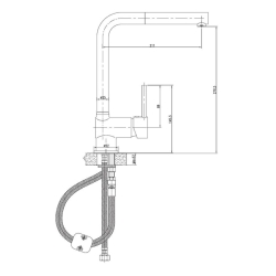 Bocchi Eviye Bataryası El Duşlu Krom 2201 0008 - 2