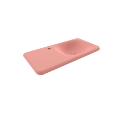 Bocchi Fenice 90 cm Etajerli Lavabo Mat Somon - BOCCHI