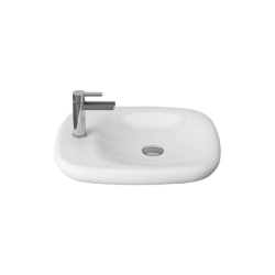 Bocchi Fenice Çanak Lavabo, 54 cm, Parlak Beyaz 1489-001-0126 