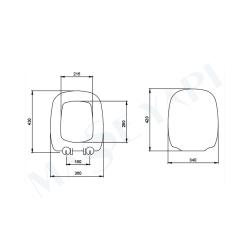 Bocchi Fenice Rimless Asma Klozet - Mat Beyaz Set (Kapak Dahil ) + Gömme Rezervuar Seti - 3