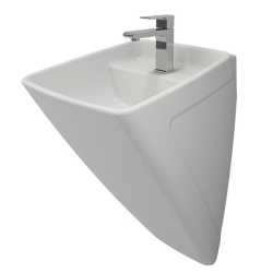 Bocchi Firenze Asma Monoblok Lavabo, 48 cm, Mat Beyaz 1082-002-0126 