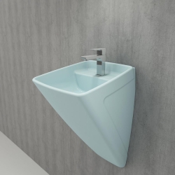 Bocchi Firenze Asma Monoblok Lavabo, 48 cm, Mat Buz Mavi 1082-029-0126 - 2