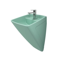 Bocchi Firenze Asma Monoblok Lavabo, 48 cm, Mat Mint Yeşil 1082-033-0126 