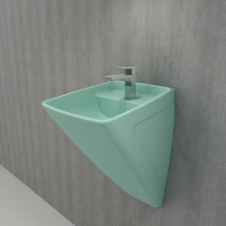 Bocchi Firenze Asma Monoblok Lavabo, 48 cm, Mat Mint Yeşil 1082-033-0126 - 2