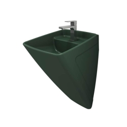 Bocchi Firenze Asma Monoblok Lavabo, 48 cm, Mat Yeşil 1082-027-0126 