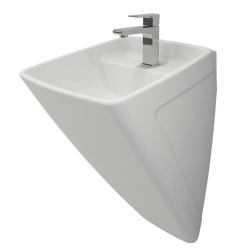 Bocchi Firenze Asma Monoblok Lavabo, 48 cm, Parlak Beyaz 1082-001-0126 