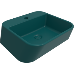Bocchi Firenze Çanak Lavabo 50 cm Mat Petrol Mavisi - BOCCHI