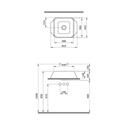 Bocchi Firenze Çanak Lavabo Mat Kaşmir 1005-011-0125 - 3