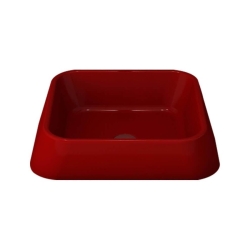 Bocchi Firenze Çanak Lavabo Parlak Kırmızı 1005-019-0125 