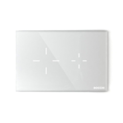 Bocchi Gömme Rezervuar Kumanda Paneli Target Dokunmatik Elektronik Beyaz Cam 8200-0302 - BOCCHI