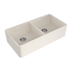 Bocchi Lavello 90 cm Mutfak Eviyesi Parlak Bisküvi - BOCCHI