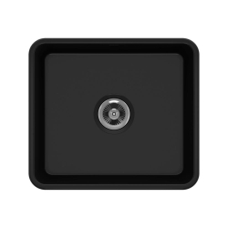 Bocchi Lavello Dekorlu Mutfak Eviyesi 50 Cm Parlak Siyah 1103-005-0120 - 2