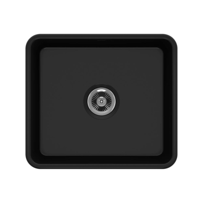 Bocchi Lavello Dekorlu Mutfak Eviyesi 50 Cm Parlak Siyah 1103-005-0120 - 2