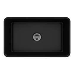 Bocchi Lavello Desenli Seramik Eviye 76 Cm Parlak Siyah 1336-005-0120 - 2