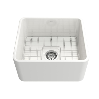 Bocchi Lavello Mutfak Eviyesi 50 cm Parlak Beyaz 1136-001-0120-03 - 2