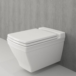 Bocchi Lavita Parlak Beyaz Asma Klozet Kapak Dahil 1177-001-0128 - BOCCHI