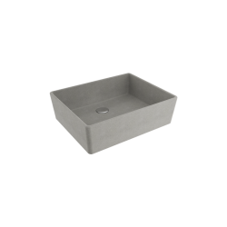 Bocchi Milano 50 cm Çanak Lavabo Mat Beton - BOCCHI