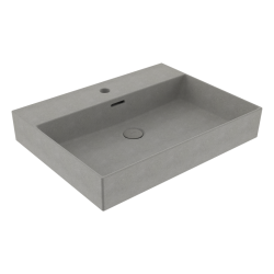 Bocchi Milano 60 cm Çanak Lavabo Mat Beton - BOCCHI
