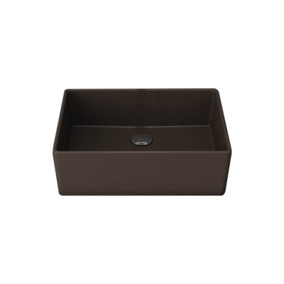 Bocchi Milano Çanak Lavabo 50 cm Mat Kahverengi 1215-025-0125 - 1