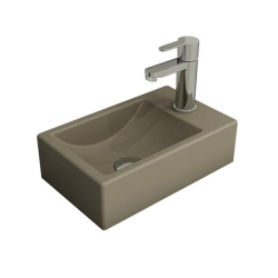 Bocchi Milano Dar Sağ Lavabo 37 Cm Mat Kaşmir 1419-011-0126 