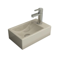 Bocchi Milano Dar Sağ Lavabo 37 Cm Parlak Bisküvi 1419-014-0126 