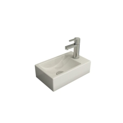 Bocchi Milano Dar Sağ Lavabo Parlak Beyaz 1419-001-0126 